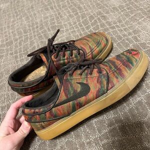 Nike SB Zoom Stefan Janoski Premium Canvas Shoes Multi Colour SIZE MENS 9